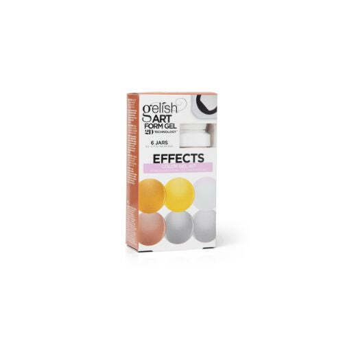 Gelish Art Form Gel – Effects Colour Kit | 6-Piece Special Effects Nail Art Gel Set