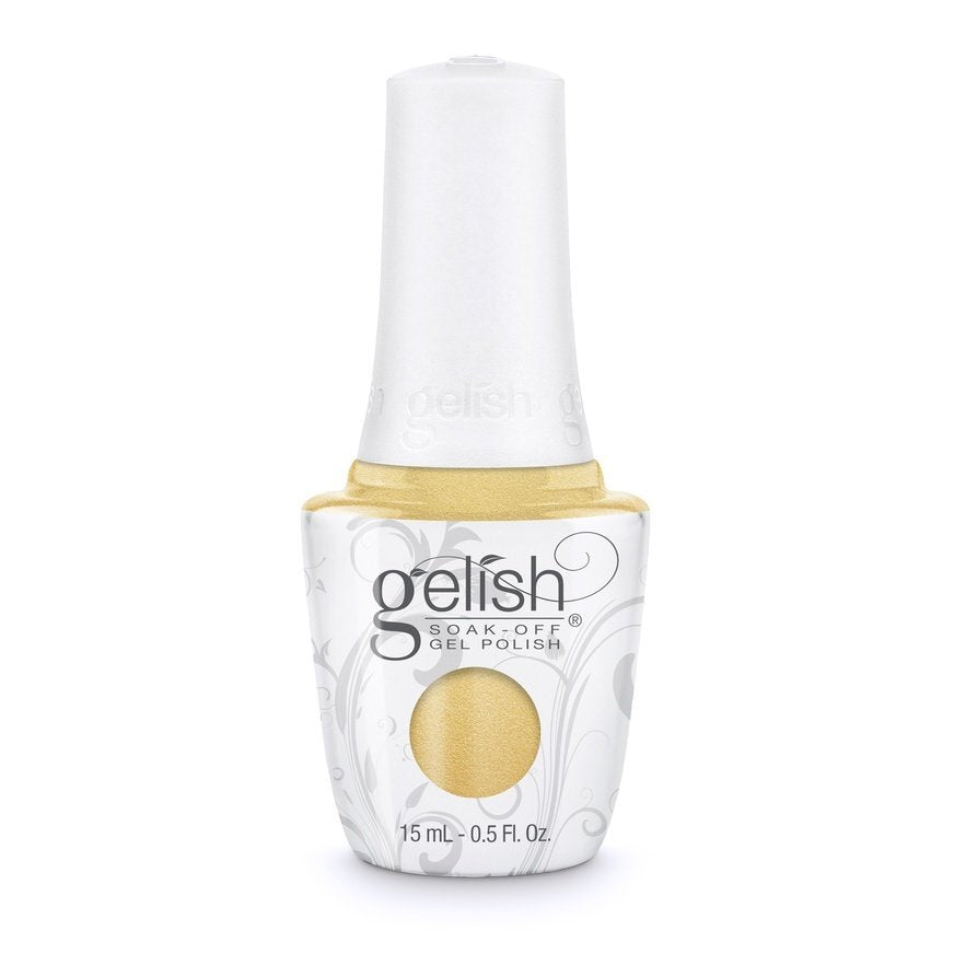 Gelish Gel Polish – Just Tutu Much | Fine Gold Metallic | Soak Off 15ml | 21 Days Chip-Free