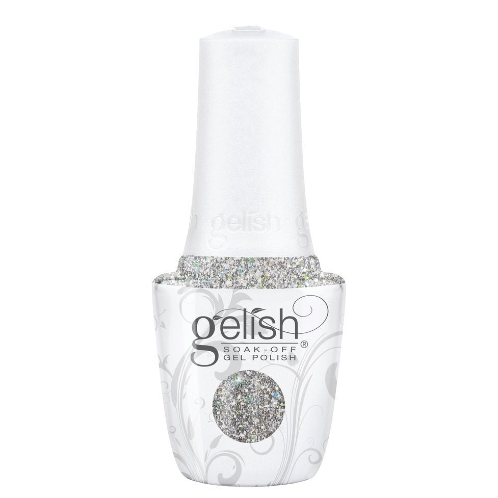Gelish Gel Polish – Sprinkle Of Twinkle | Pigmented Silver Glitter | Soak Off 15ml | 21 Days Chip-Free