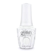 Gelish Gel Polish – Im Drawing a Blanco | Pearl White Shimmer | Soak Off 15ml | 21 Days Chip-Free
