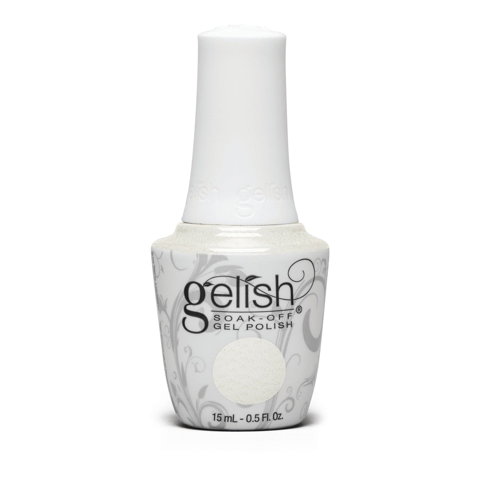 Gelish Gel Polish – Fame Game | Fine Silver Glitter | Soak Off 15ml | 21 Days Chip-Free