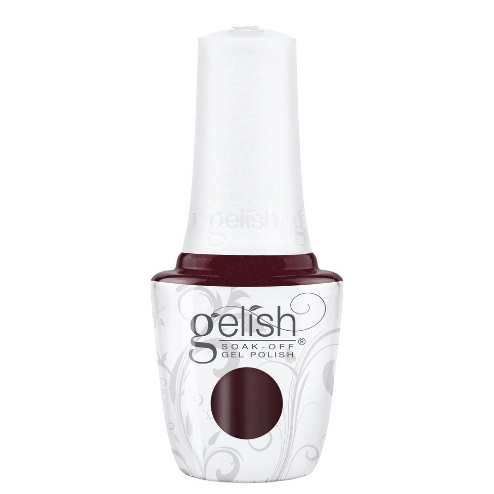 Gelish Gel Polish – You're In My World Now | Deep Burgundy Pearl | Disney Villains | Soak Off 15ml