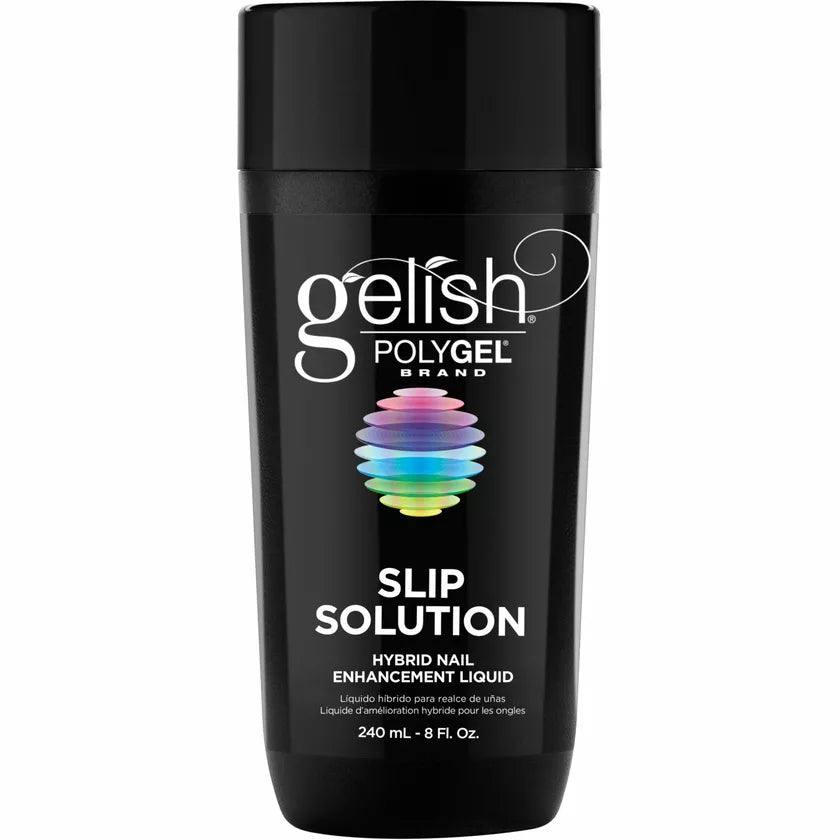 GELISH POLYGEL BRAND SLIP SOLUTION, 8 FL OZ. - Gelish Nail Solution