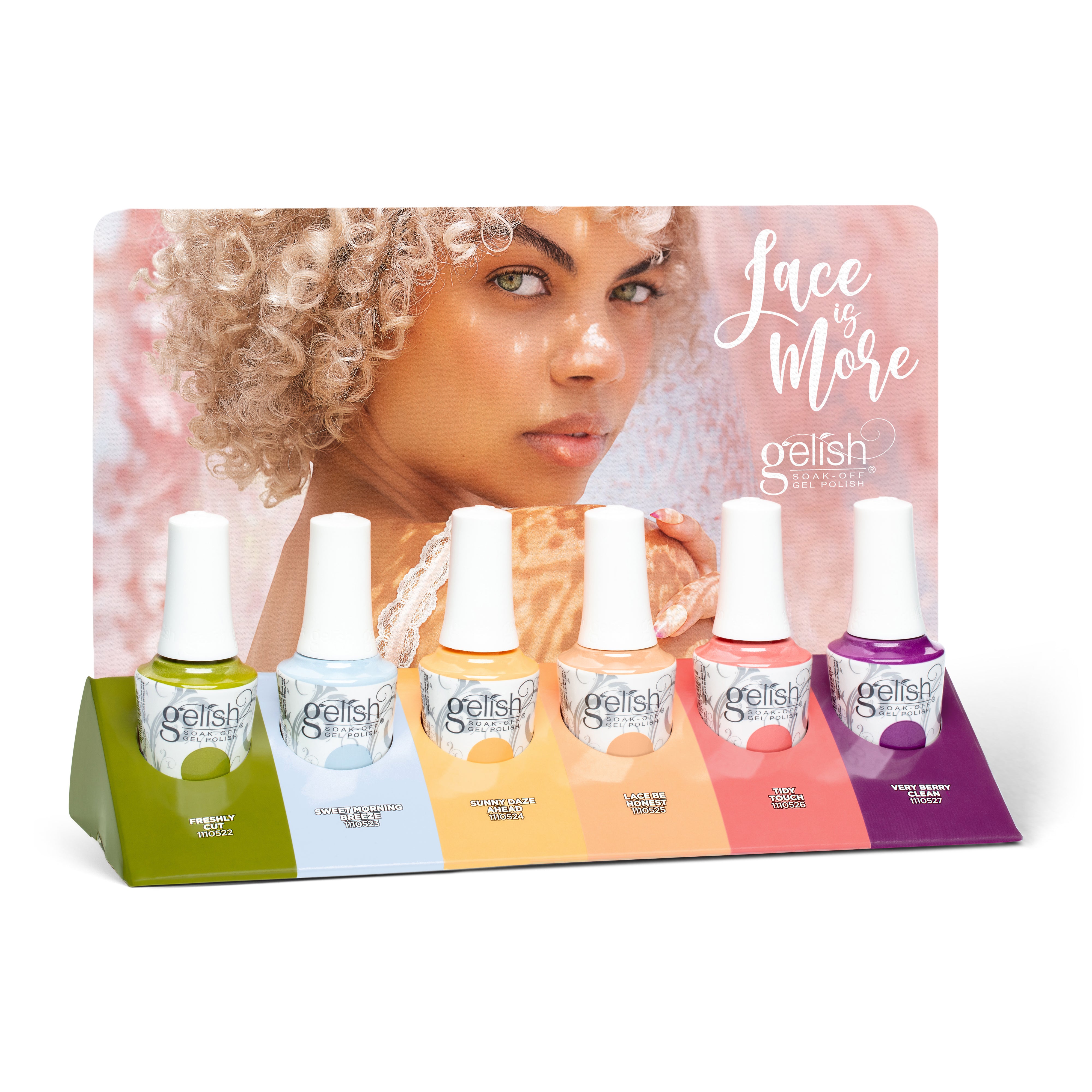 Gelish Lace Is More Collection – 6-Piece Sheer & Lace-Inspired Spring Gel Polish Set